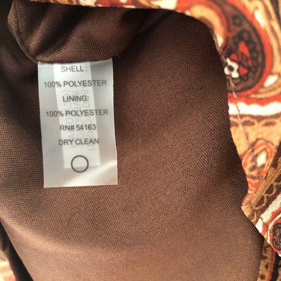 Tommy Hilfiger Balloon Sleeve Paisley Midi Dress - Picture 8 of 8